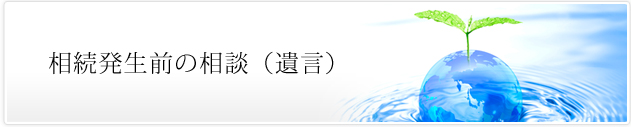 (相続発生前)相続対策・遺言